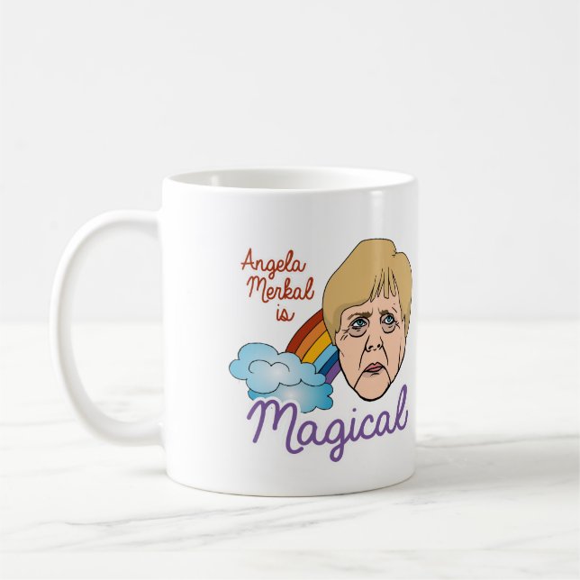 Mug Angela Merkel est magique - - (Gauche)