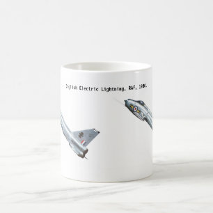 Mug Anglais Electric Lightning, RAF, 1980.