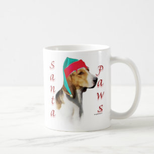 Mug Anglais Foxhound Père Noël Paws
