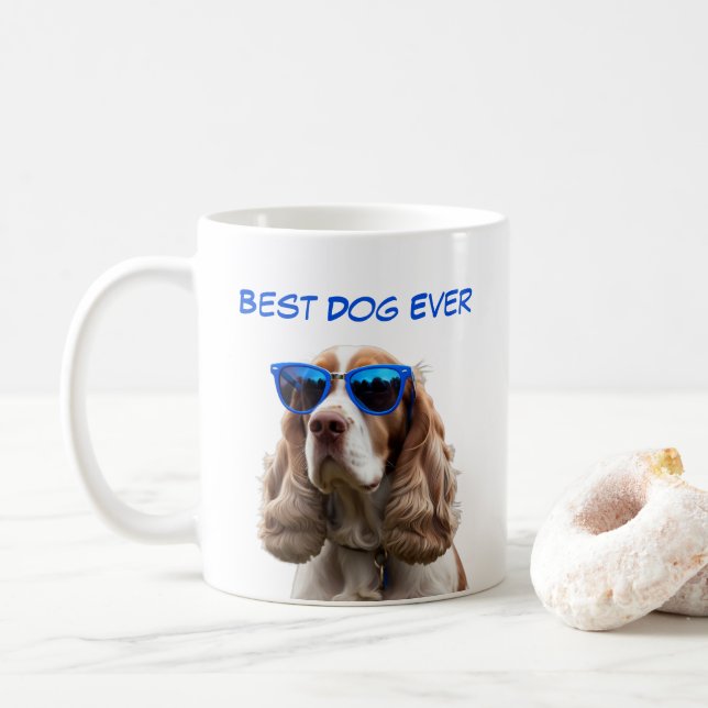 Mug Anglais Springer Spaniel (Avec donut)