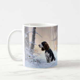 Mug Anglais Springer Spaniel Laissez-le neiger Noël