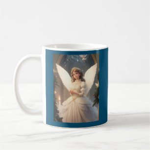 Mug Angle de Noël victorien vintage