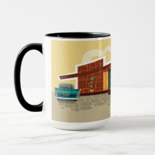 Mug Angle Roof Mid Century Maison moderne - SET