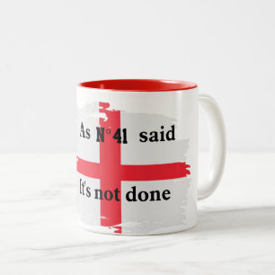 Mug Angleterre Citation Football N° 41