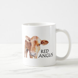 Mug Angus rouge - le rouge est le nouveau noir