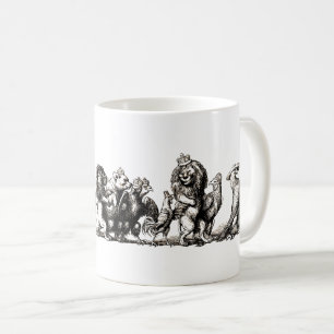 Mug Animal Cute Art Unicorn Elephant Lion Zoo