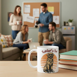Mug Animal de compagnie préféré de l'enseignant Golden