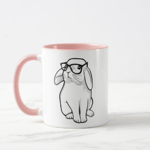 Mug Animal familier mignon de lapin de lapin ringard