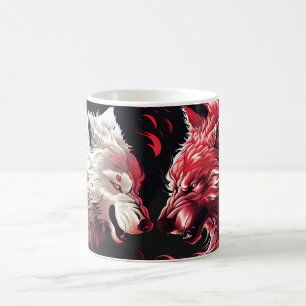 Mug Animal Fantastique Loup Esprit Ombre Lumière