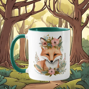 Mug animal mignon amateur de renards