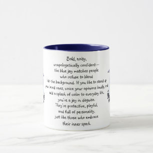 Mug Animal Totem Blue Jay Inspiration Nature Guide