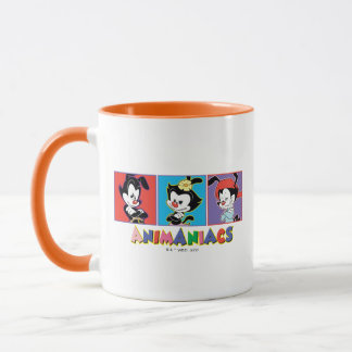 Mug Animaniacs | Graphique de panneau Yakko, Dot et Wa