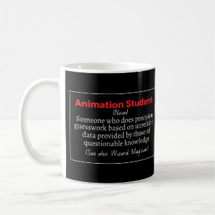Mug Animation Étudiante définition amusante