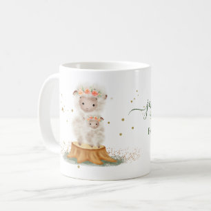 Mug Animaux Agneau Mouton Famille Bébé Fille