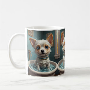 Mug Animaux amis du bain dans une baignoire
