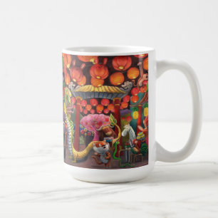 Mug Animaux dans la ville de la Chine
