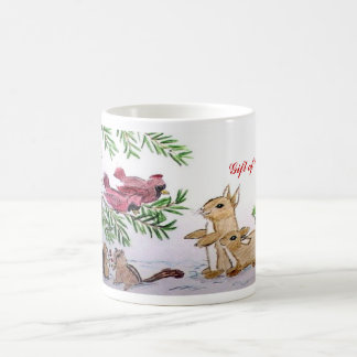 Mug animaux dans Noël de neige