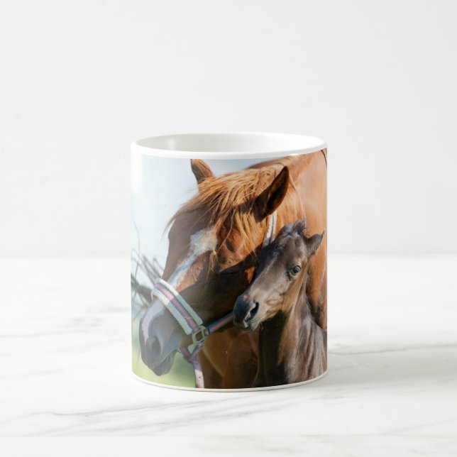 Mug Animaux de bébés cutest | Black Foy avec maman (Centre)