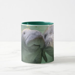 Mug Animaux de bébés cutest   Deux Manatees