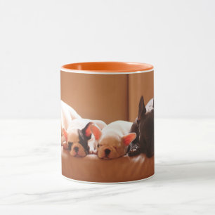 Mug Animaux de bébés cutest   French Bulldog Family