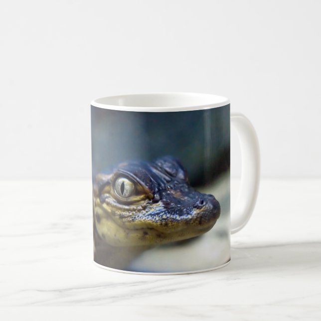 Mug Animaux de bébés cutest | Jeune alligator (Devant droit)