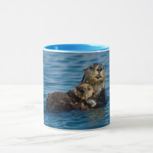 Mug Animaux de bébés cutest   Mère & Bébé Sea Otter