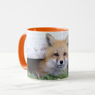 Mug Animaux de bébés cutest   Red Fox Kit Peeking