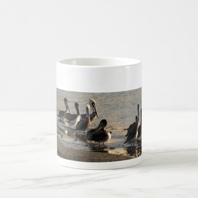 Mug Animaux de faune d'oiseaux de pélican (Centre)