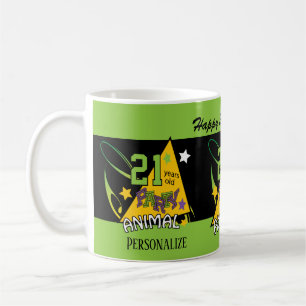 Mug Animaux de fête de 00 ans