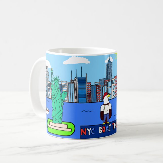 Mug Animaux du monde, USA : Aigle à tête blanche (Devant gauche)