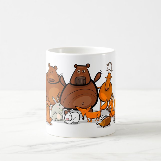 Mug Animaux forestiers amusants (Créateur téléchargé)