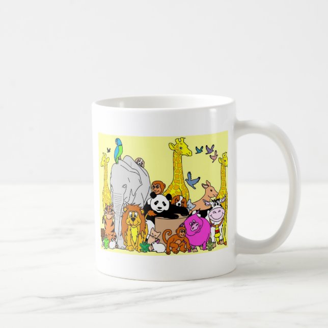 Mug Animaux heureux (Droite)
