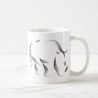 Mug Animaux - rhinocéros