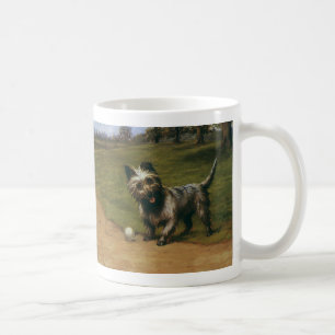 Mug Animaux vintage chiens, chiot mignon Scottish Terr