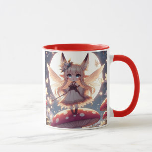 Mug Anime Girl Pixie Hippie Lune Fée