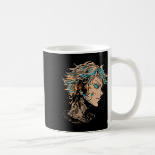 Mug Anime Manga Motif Les yeux bleus Illustration Anim
