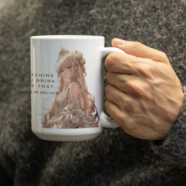 Mug Anime Princesse dans la couronne sentiment de calm (Créateur téléchargé)