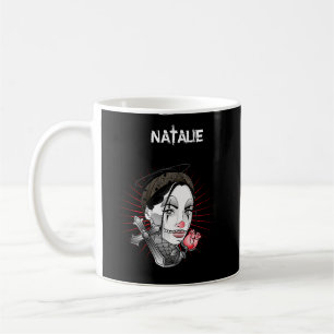 Mug Anime style gothique fille et rose