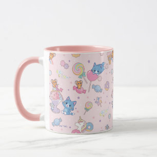 Mug Anime Tom, Jerry et Tuffy Candyland Motif