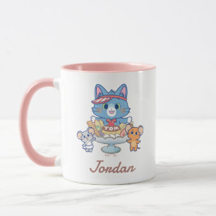 Mug Anime Tom, Jerry et Tuffy Dessert Parlor
