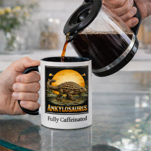Mug Ankylosaurus Dinosaure Préhistorique Lune