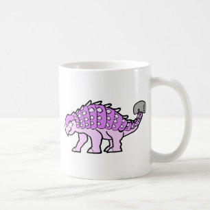 Mug Ankylosaurus rose de fille
