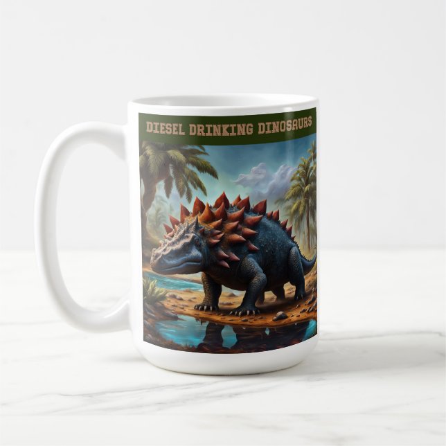 Mug Ankylosaurus satisfait (Gauche)