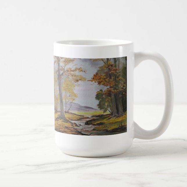 Mug Ann Hayes Painting Forest Stream (Right)