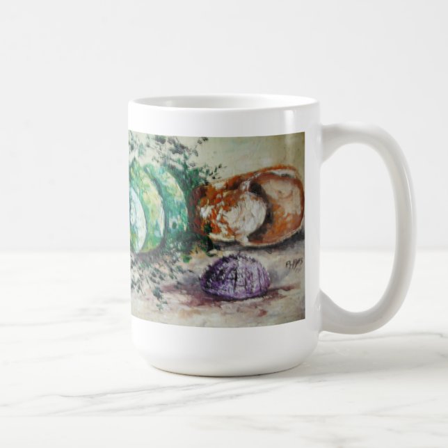 Mug Ann Hayes Peindre des coquilles de mer (Droite)