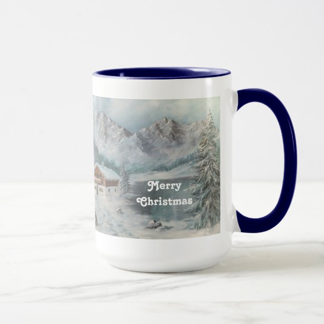 Mug Ann Hayes Peindre le rêve bavarois de neige (Droite)