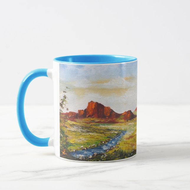 Mug Ann Hayes Peinture Red Rock Canyan (Gauche)