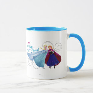 Mug Anna et Elsa  Amour de la famille