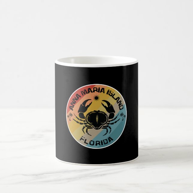 Mug Anna Maria Island Floride Crabe Art (Centre)
