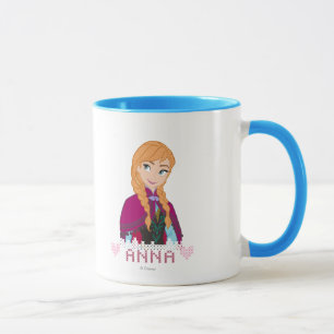 Mug Anna   Portrait avec nom